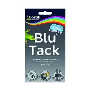 Bostik Blu Tack Grey 68g Pack of 12 30619627 BK01242