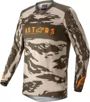 Alpinestars Racer Tactical Motocross Jersey, beige, Size XL, beige, Size XL