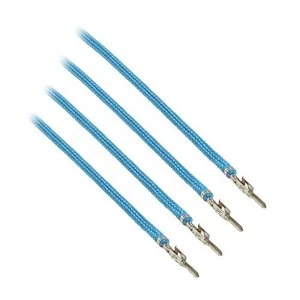 CableMod ModFlex Sleeved Cable Light Blue 20cm 4 Pack
