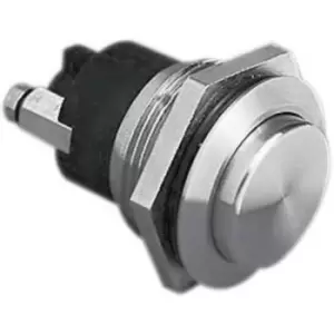 Bulgin MP0037/2 Tamper-proof pushbutton 50 V 1 A 1 x Off/(On) momentary (Ø x L) 21.5mm x 31.8mm IP68 (front bezel sealed)
