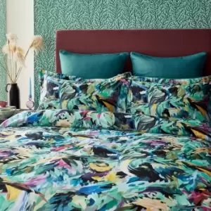 Harlequin Dance of Adornment Double Duvet Cover, Wilderness