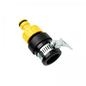 Hose Adapter with Adjustable Hose Clip
