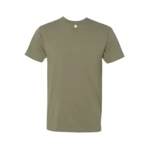 Next Level Adults Unisex CVC Crew Neck T-Shirt (M) (Light Olive)