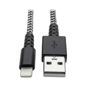 Tripp Lite M100-006-HD Heavy-Duty USB-A to Lightning Sync/Charge Cable MFi Certified - M/M USB 2.0 6 ft. (1.83 m)