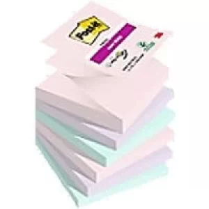 Post-it Sticky Z-Notes Soulful 76 X 76 Assorted 90 Sheets Pack of 6