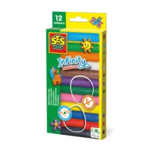 SES Creative Infinity modeling clay - 12 pack (180gr)