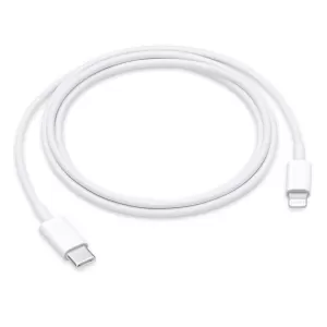 1m White USB C to Lightning Cable