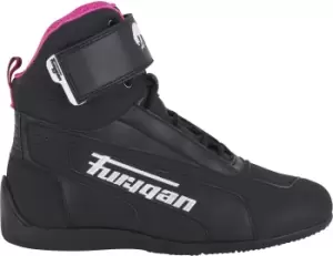 Furygan Zephyr D3O Ladies Motorcycle Shoes, black-pink, Size 39 for Women, black-pink, Size 39 for Women