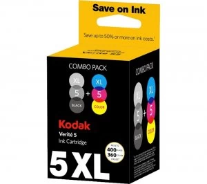 Kodak Verite 5 Colour XL Ink Cartridge Multipack