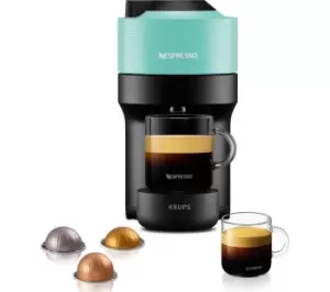 Nespresso by Krups Vertuo Pop XN920440 Smart Coffee Machine - Aqua Mint, Green,Blue