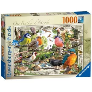 Ravensburger Feathered Friends 1000 Piece Jigsaw Puzzle
