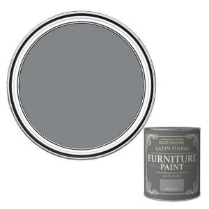 Rust-Oleum Mineral grey Satin Furniture Paint 0.75L