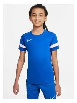 Boys, Nike Junior Academy 21 Dry T-Shirt - Blue Size Xs