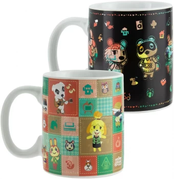 Animal Crossing Characters - Heat-Change Mug Cup multicolour