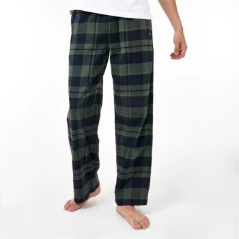 Jack Wills Flannel Check Pyjama Bottoms - Green
