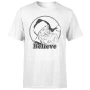 Believe Grey T-Shirt - White - 3XL
