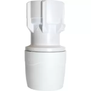 Polypipe - polymax handtighten tap CONNECTOR15X1/2 - White