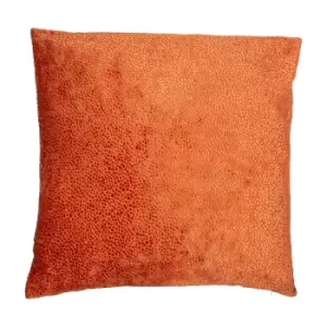 Malini Bingham Velvet Cushion in Burnt Orange / Small