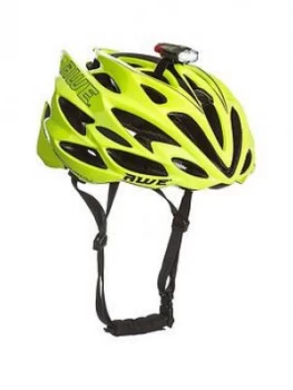 Awe Awespeed In-Mould Adult Road Cycling Helmet and USB Light Set