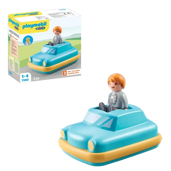 Playmobil 71323 1.2.3 Push & Go Car