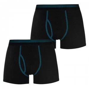 SoulCal 2 Pack Boxers - Black/Green