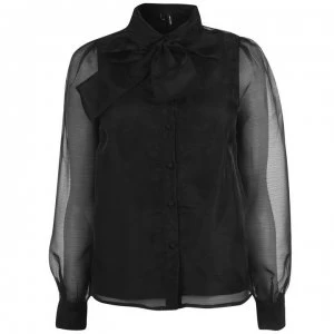 Vero Moda Vero Ava Long Sleeve Shirt - Black