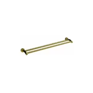 Bond Double Towel Rail - Brushed Brass - 8727MP1 - Brushed Brass - Miller