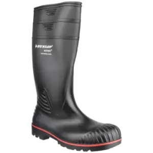 Dunlop Acifort Unisex Heavy Duty Full Safety Wellington Boots A442031 (41 EUR) (Black)