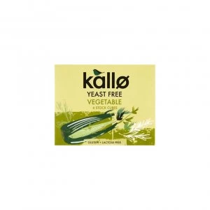 Kallo Vegetable Stock Cubes - Yeast Free 66g