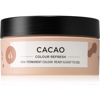Maria Nila Colour Refresh Cacao Gentle Nourishing Mask without Permanent Color Pigments Lasts For 4 - 10 Washes 6.00 100ml