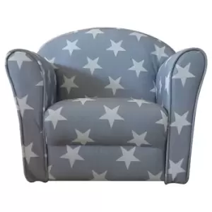 Kidsaw - Mini Armchair Grey White stars