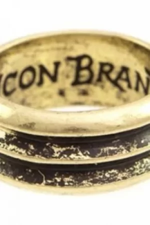 Icon Brand Jewellery Firing Pin Ring Size Medium JEWEL P1095-R-GLD-MED