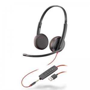 Poly Blackwire C3225 Binaural Headset