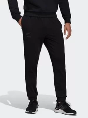 adidas All Blacks Lifestyle Tapered Cuff Tracksuit Bottoms, Black Size M Men
