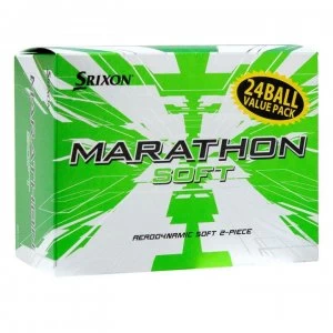 Srixon Marathon Soft Golf Balls 24 Pack - White