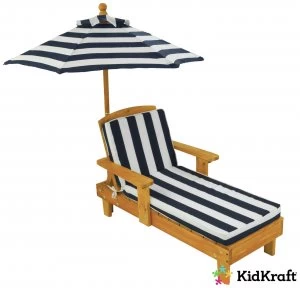 KidKraft Outdoor Chaise With Umbrella