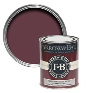 Farrow & Ball Estate Preference red No. 297 Eggshell Metal & wood Paint 0.75L