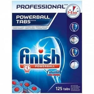 Finish Professional Powerball Dishwasher Tablets Pack of 125 RB088851