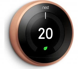 Nest Learning Thermostat 3rd Generation Copper