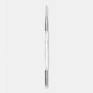e. l.f. Cosmetics Precision Dual-Sided Eyebrow Brush in White - Vegan and Cruelty-Free Makeup