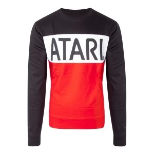 Atari - Cut & Sew Mens Medium Sweatshirt - Multi-Colour