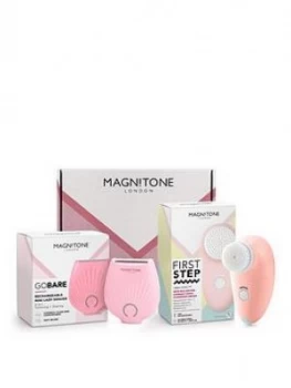 Magnitone London Limited Edition Smooth Skin Gift Pack contains First Step Vibra-Sonic Face Brush and Lady Shaver, One Colour, Women