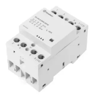 Finder, 24 V dc, 24V ac Coil Non-Latching Relay 4NO, 40A Switching Current DIN Rail, 4 Pole, 22.44.0.024.4310