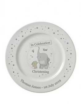 Personalised In Celebration Of Your Christening Plate