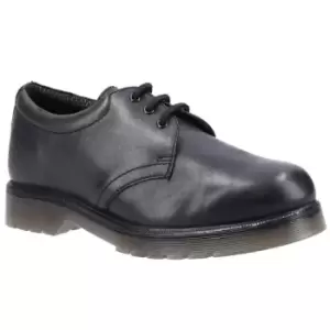 Amblers Aldershot Leather Gibson Shoe Unisex Black UK Size 9