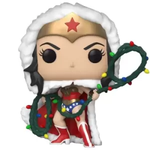 DC Comics Holiday Wonder Woman with Lights Lasso Pop! Vinyl Figure