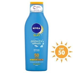 Nivea Sun Protect and Refresh Sun Lotion SPF50 200ml