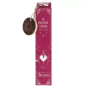 The Lovers Tarot Red Rose Incense Sticks