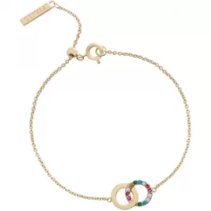Ladies Olivia Burton Classics Rainbow Interlink Bracelet