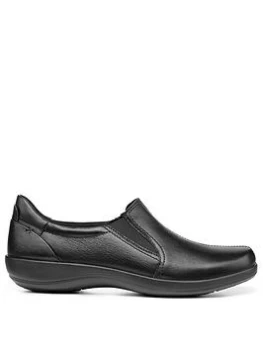 Hotter Black 'Embrace' Wide Casual Flat Shoes - 8